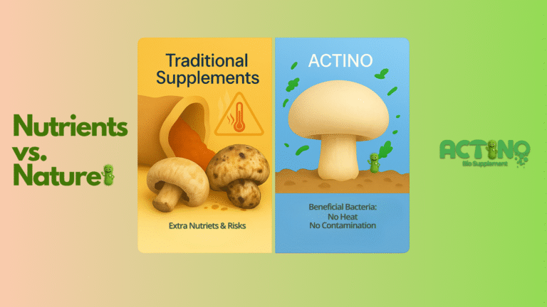 ACTINO vs. Conventional Supplements