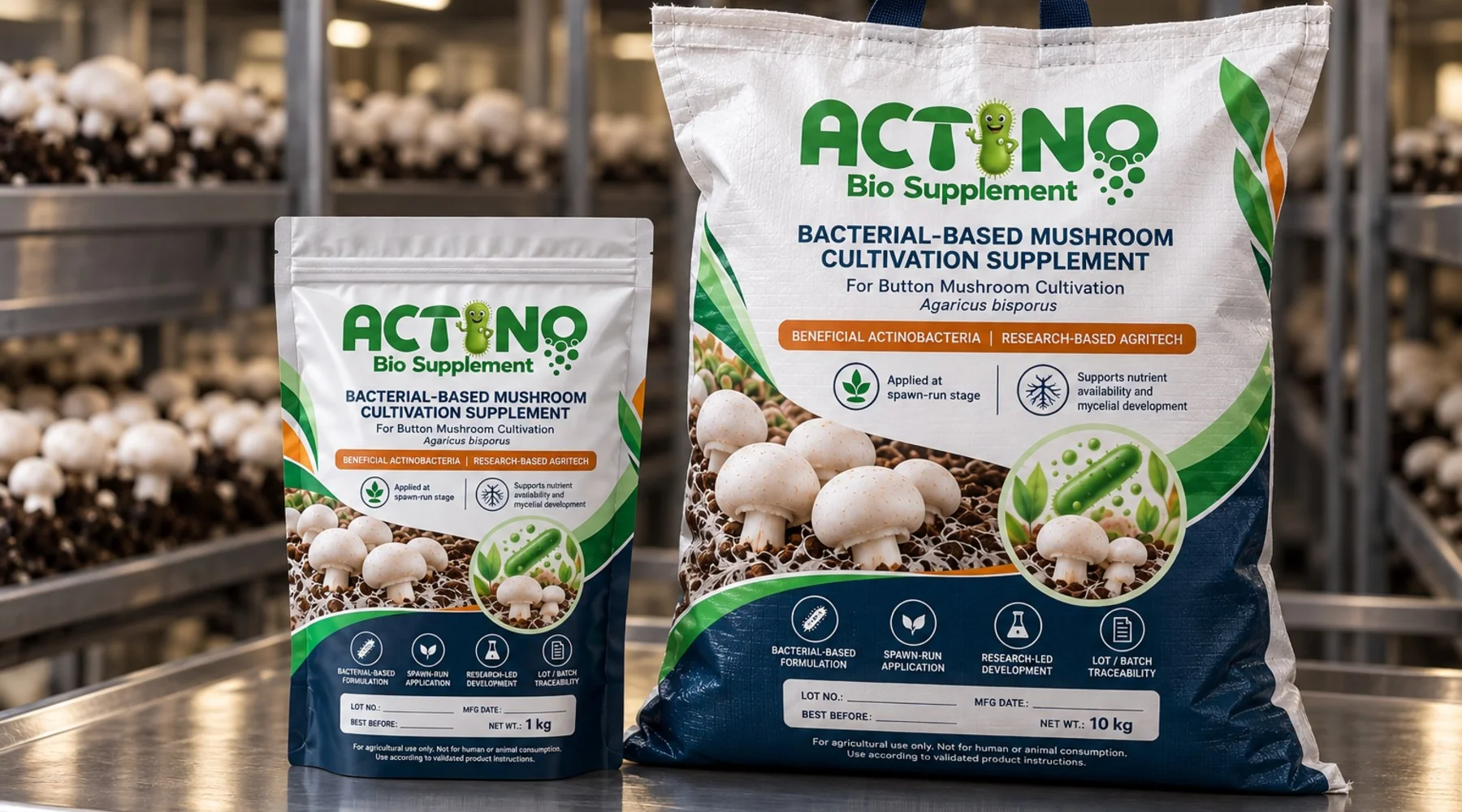 ACTINO Shop product packages